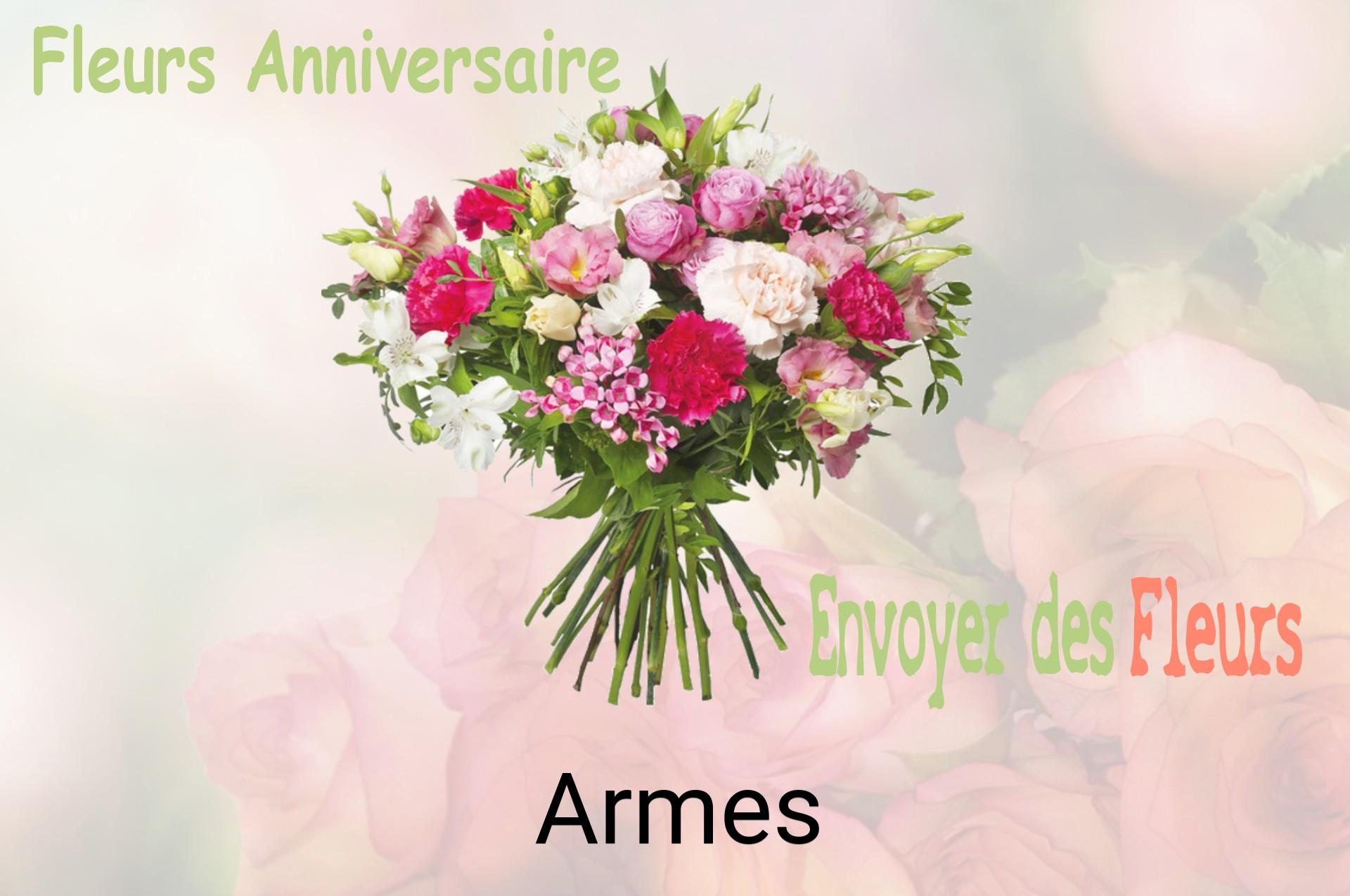 Bouquet de fleurs d’anniversaire livré à Armes